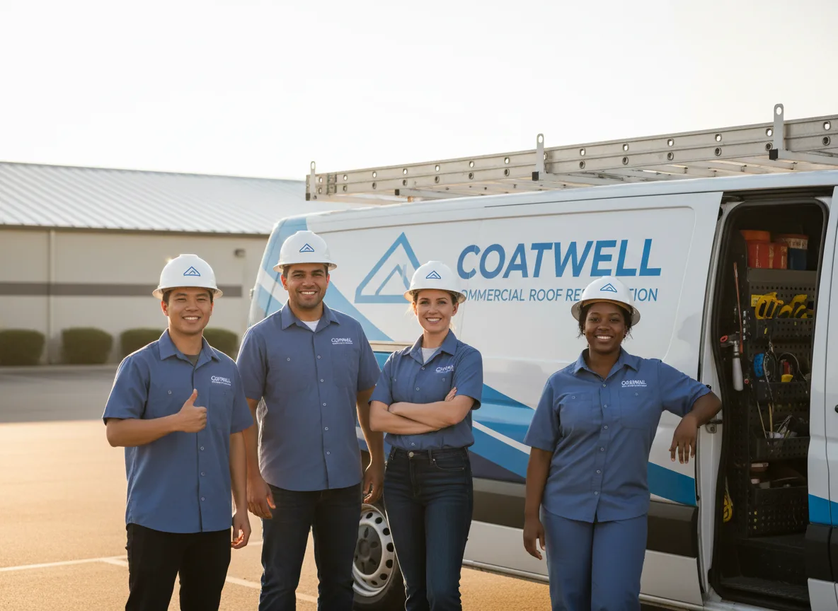 Commercial roof coating company in Wrightstown, WI